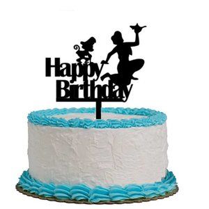 Aladdin & Abu Inspired Happy Birthday Cake Topper